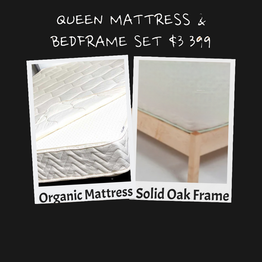 ORGANIC MATTRESS with WOOD BEDFRAME| CASUARINA BY BIO BEDS PLUS